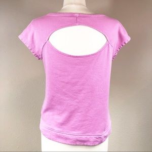 5 for $25! Sanctuary Pink Sweatshirt Top w/ Cutout